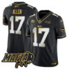 Buffalo Bills 2024 Bills Mafia Patch Gold Vapor Limited Jersey – All Stitched – Black Limited – Josh Allen Jersey