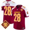 Men’s Washington Commanders 90th Anniversary Patch Vapor Limited Jersey – All Stitched – Burgundy Alternate – Darrell Green