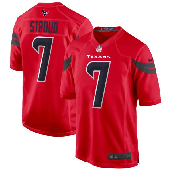 Houston Texans 2024 Game Jersey – All Stitched – Red – C.J. Stroud Jersey