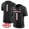 Men’s Louisville Cardinals 2024 Vapor Limited Jersey – All Stitched – Black – #1 Team