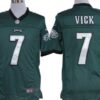 Nike Philadelphia Eagles #7 Michael Vick Dark Green Limited Jersey