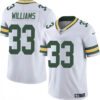 Green Bay Packers #33 Evan Williams White 2024 Vapor Untouchable Stitched Jersey