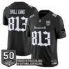 Men’s Tampa Bay Buccaneers ‘Gothic Pirate Shadows Edition’ Limited Jersey – All Stitched Black Skull Gang 813 Jersey