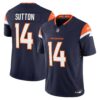 Men’s Denver Broncos 2024 Vapor Limited Jersey – All Stitched – Navy – Courtland Sutton