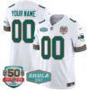Dolphins Throwback Shula 347 Patch Vapor Custom Jersey – All Stitched – Men – White