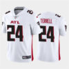 Men’s Atlanta Falcons #24 A.J. Terrell New White Vapor Untouchable Limited Stitched NFL Jersey