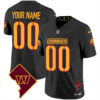 Washington Commanders Washington DC Map Patch Custom Jersey – All Stitched – Men – Black
