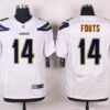 Men’s San Diego Chargers #14 Dan Fouts White Road NFL Nike Elite Jersey