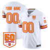 Tampa Bay Buccaneers ’76 Vapor Limited Custom Jersey – All Stitched Men White Jersey