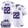 Minnesota Vikings King Of The North Patch Vapor Limited Jersey V2 – All Stitched – Winter Warrior – Harrison Smith Jersey