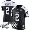 Men’s Raiders 2025 Vapor Limited Jersey – 65th Anniversary – All Stitched Black Alternate Asthon Jeanty Jersey