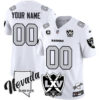 Raiders 2025 Vapor Limited Custom Jersey – 65th Anniversary – All Stitched Men White Jersey