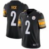 Men’s Pittsburgh Steelers #2 Michael Vick Black Vapor Untouchable Limited Stitched Jersey