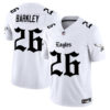 Men’s Philadelphia Eagles ‘Gothic Philly Edition’ Vapor Limited Jersey – All Stitched White Saquon Barkley Jersey