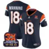 Womens Denver Broncos 3 Time Champions Patch Vapor Limited Jersey Peyton Manning Jersey Navy