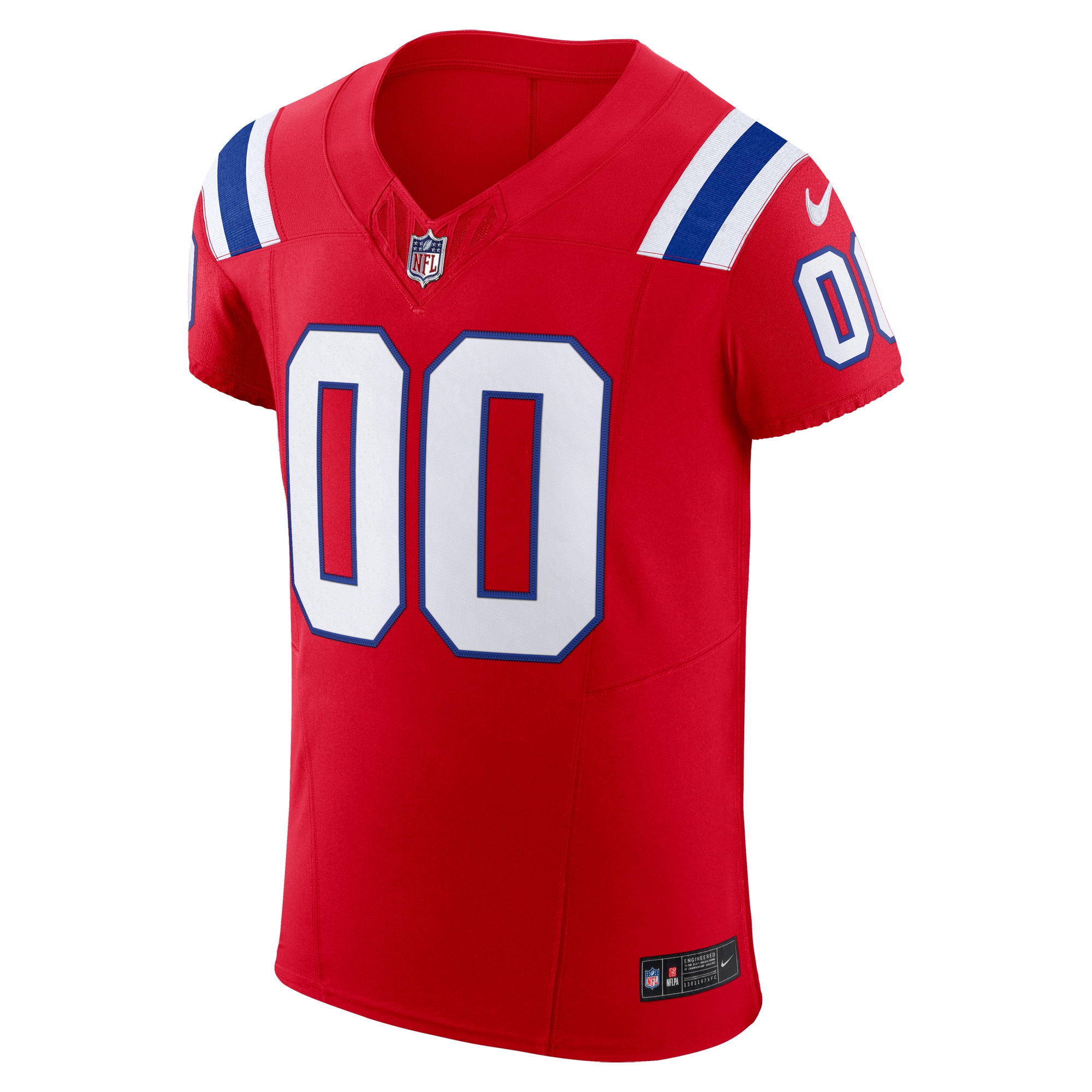 New England Patriots Nike Vapor FUSE Elite Custom Jersey Red - Image 2