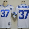 Seattle Seahawks #37 Shaun Alexander White Throwback Jersey