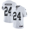Nike Oakland Raiders #24 Charles Woodson White Men’s Stitched NFL Vapor Untouchable Limited Jersey
