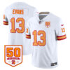 Men’s Tampa Bay Buccaneers ’76 Vapor Limited Jersey – All Stitched White Mike Evans – 13 Jersey