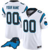 Panthers Vapor Limited Custom Jersey – Carolina Patch – All Stitched Men White Jersey