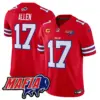 Mens Buffalo Bills 2024 Buffalo Bills Mafia Patch Vapor Limited Jersey Josh Allen Jersey Red
