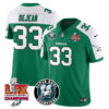 Men’s Philadelphia Eagles Super Bowl LIX Champions Jersey – All Stitched Alternate Kelly Green Cooper DeJean – 33 Jersey