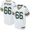 Men’s Green Bay Packers #66 Ray Nitschke White Road NFL Nike Elite Jersey