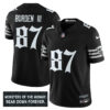 Men’s Chicago Bears ‘Gothic Monsters Edition’ Vapor Limited Jersey – All Stitched Black Luther Burden III – 87 Jersey