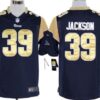 Nike St. Louis Rams #39 Steven Jackson Navy Blue Game Jersey