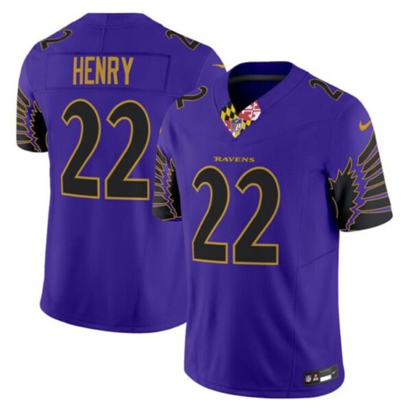 Baltimore Ravens Active Player Custom Purple 2024 FUSE Vapor Limited Football Jersey