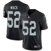 Nike Oakland Raiders #52 Khalil Mack Black Team Color Men’s Stitched NFL Vapor Untouchable Limited Jersey
