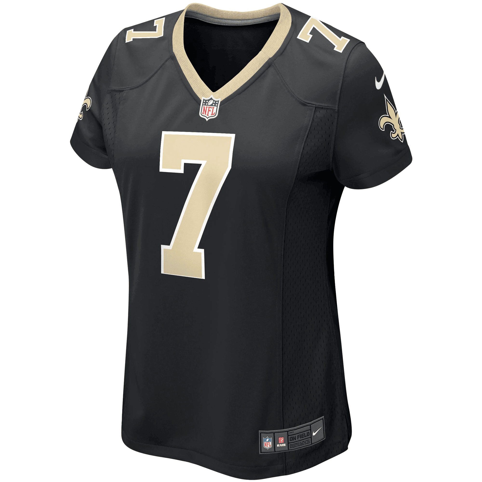 Taysom Hill New Orleans Saints Women’s Game Player Jersey – Black Jersey - Image 2