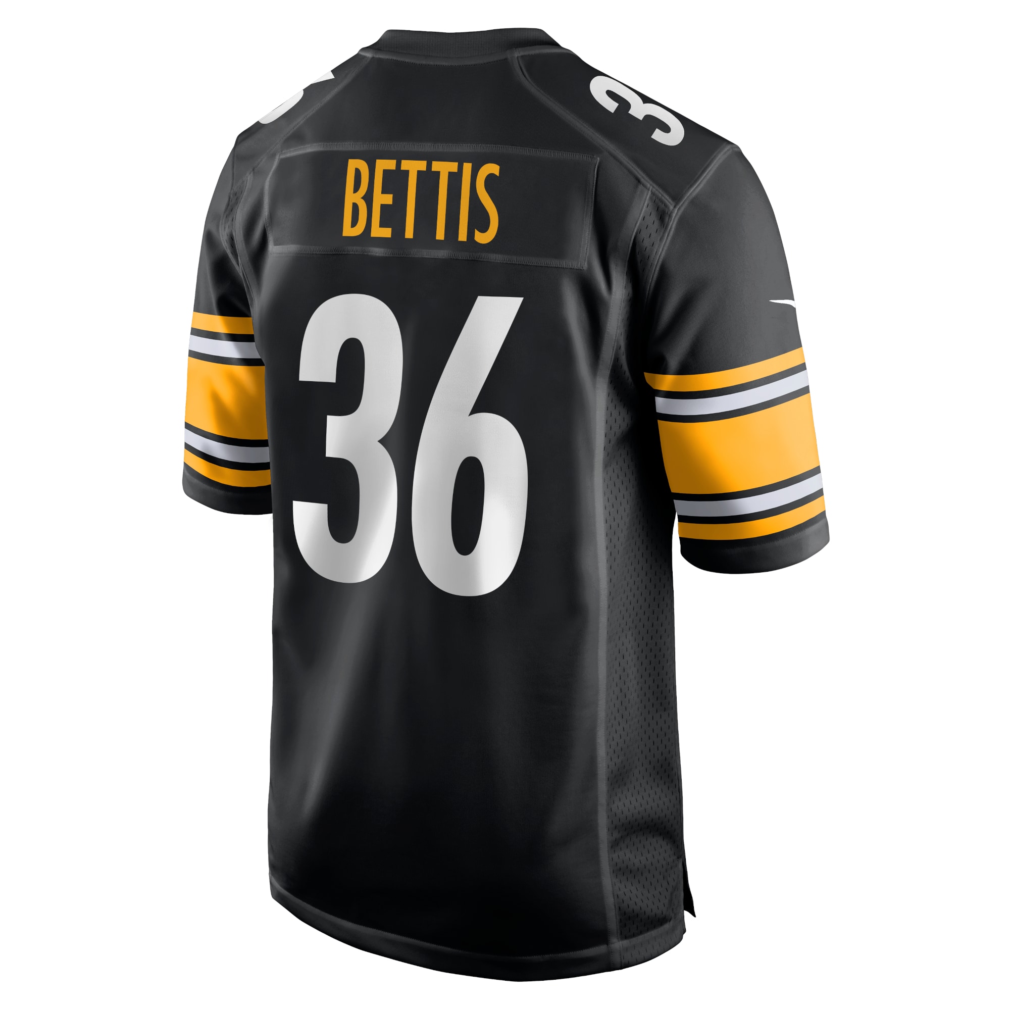 Jerome Bettis Pittsburgh Steelers Nike Retired Player Game Jersey Black - Image 3