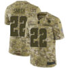 Nike Vikings #22 Harrison Smith Camo Men’s Stitched NFL Limited 2018 Salute To Service Jersey