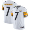 Nike Pittsburgh Steelers #7 Ben Roethlisberger White Men’s Stitched NFL Vapor Untouchable Limited Jersey