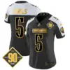 Womens Washington Commanders 90Th Anniversary Patch Gold Vapor Limited Jersey Jayden Daniels Jersey Alternate