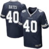 Men’s Dallas Cowboys #40 Bill Bates Navy Blue Retired Player NFL Nike Elite Jersey