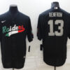 Men’s Las Vegas Raiders #13 Hunter Renfrow Black Mexico Stitched Jersey