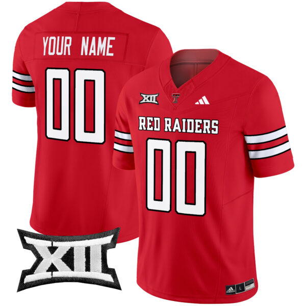 Texas Tech Red Raiders 2024 Vapor Limited Custom Jersey – All Stitched – Men – Red