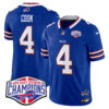 Bills 2024 AFC East Division Champions Vapor Limited Jersey – All Stitched – Royal – James Cook Jersey