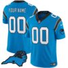 Panthers Vapor Limited Custom Jersey – Carolina Patch – All Stitched – Men – Blue