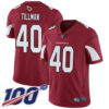Nike Cardinals #40 Pat Tillman Red Team Color Men’s Stitched NFL 100th Season Vapor Limited Jersey