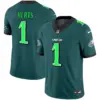 Mens Philadelphia Eagles 2024 Practice Vapor Limited Jersey Jalen Hurts Jersey Midnight Green