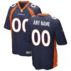 Denver Broncos Nike Alternate Custom Game Jersey Navy