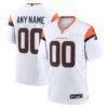 Denver Broncos Nike Mile High Collection Custom Game Jersey White