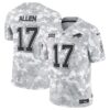 Buffalo Bills #17 Josh Allen Arctic Camo 2024 FUSE Salute To Service Limited Football Stitched Jersey