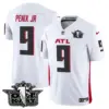 Mens Outkast X Atlanta Falcons 2024 Vapor Limited Jersey V2 Michael Penix Jr Jersey White