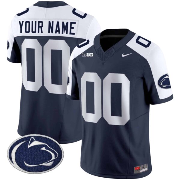 Penn State Nittany Lions Vapor Limited Custom Jersey – All Stitched – Men – Navy Alternate