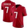 Men’s Atlanta Falcons Vapor Limited Jersey – All Stitched – Red – Bijan Robinson