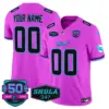 Men’s Miami Dolphins Miami Vice Vapor Limited Custom Jersey V4 Pink